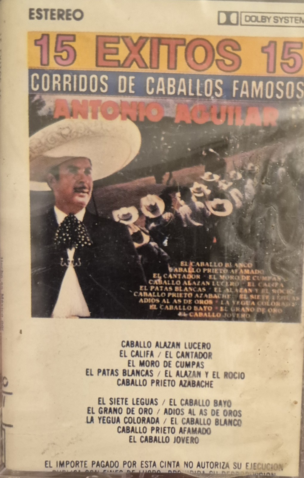 15 Exitos by Antonio Aguilar (Cassette, Jun-1995, Balboa Recording Corporation) 7509985200069| eBay