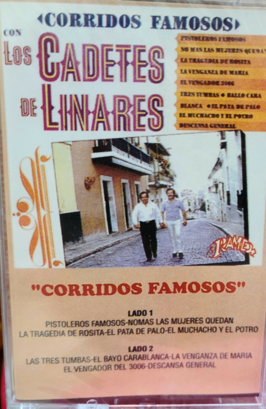 Los Cadetes De Linares Corridos Famosos Cassette | eBay