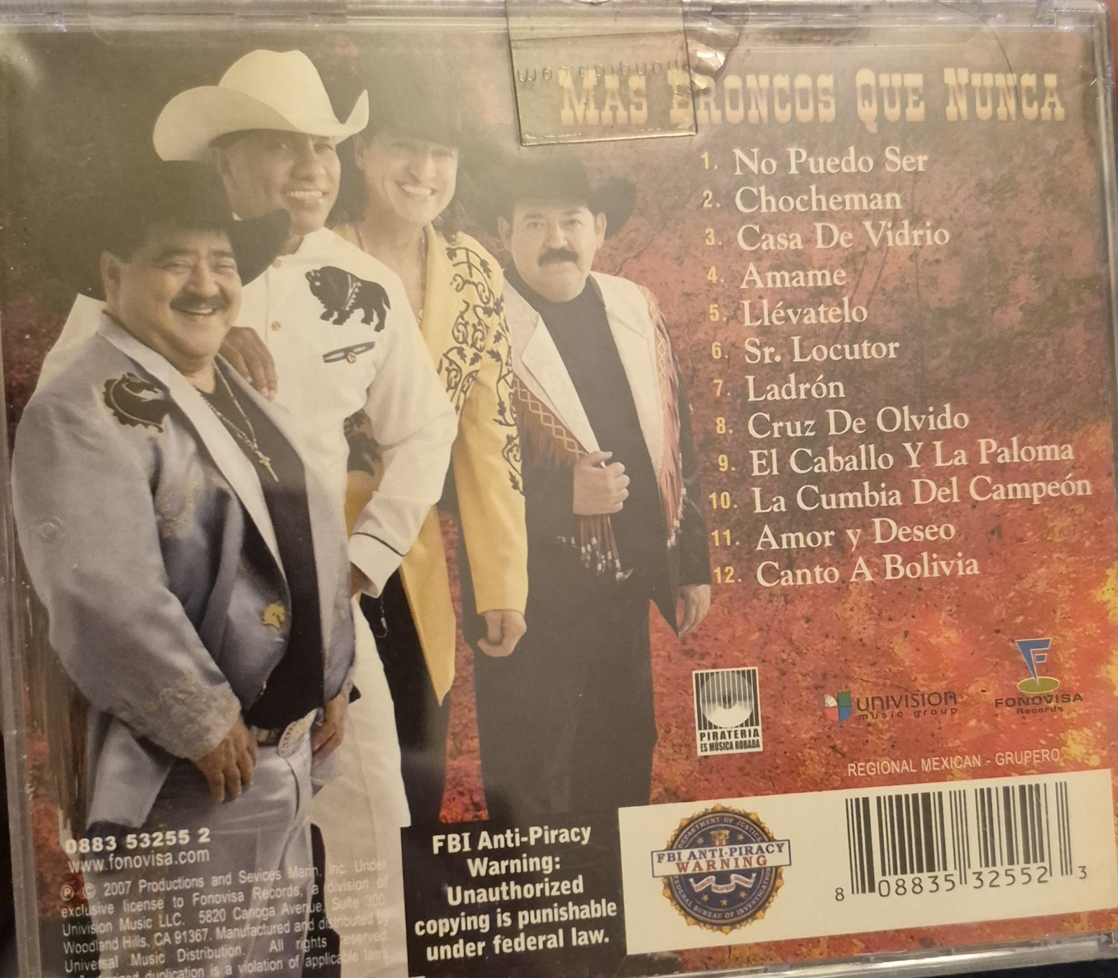 Mas Broncos Que Nunca by Bronco El Gigante De America (CD, 2007) 808835325523| eBay - Image 2