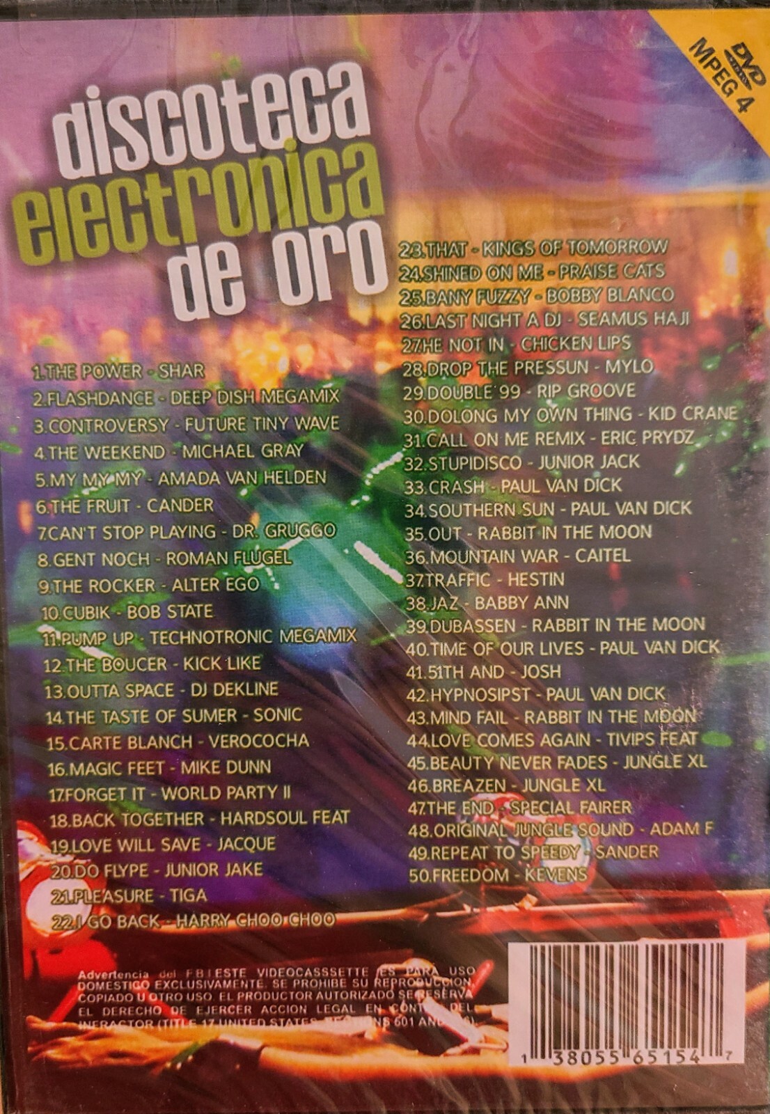 Discoteca Electronica De Oro DVD | eBay - Image 2