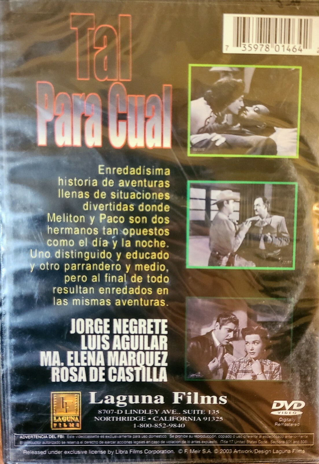 Tal Para Cual (DVD, 2003) 735978014642| eBay - Image 2