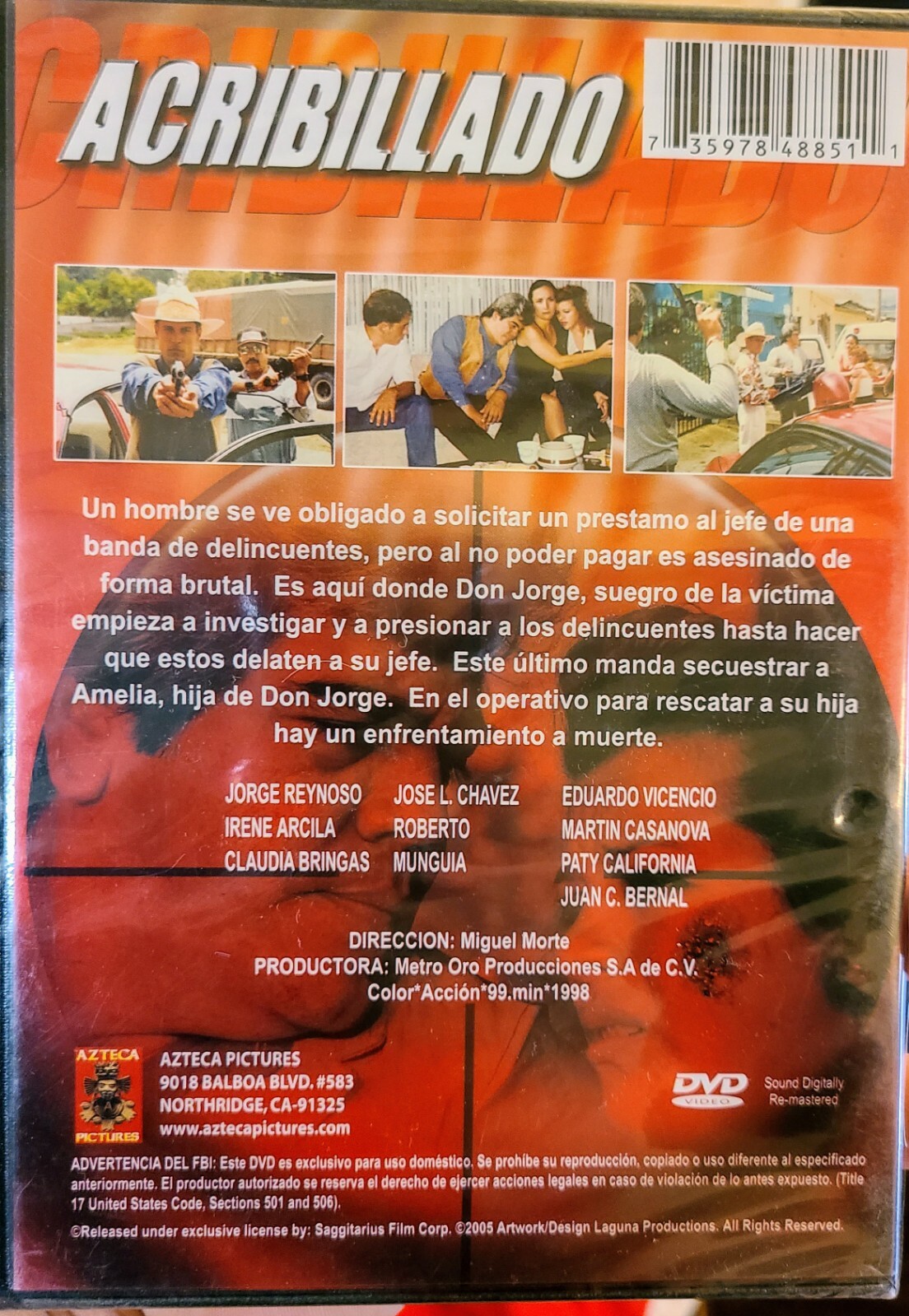 Acribillado (DVD, 2006) 735978488511| eBay - Image 2