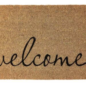 Welcome Mat Outdoor Indoor Non Slip Doormat Easy to Clean Super Absorb Mud Fr... | eBay