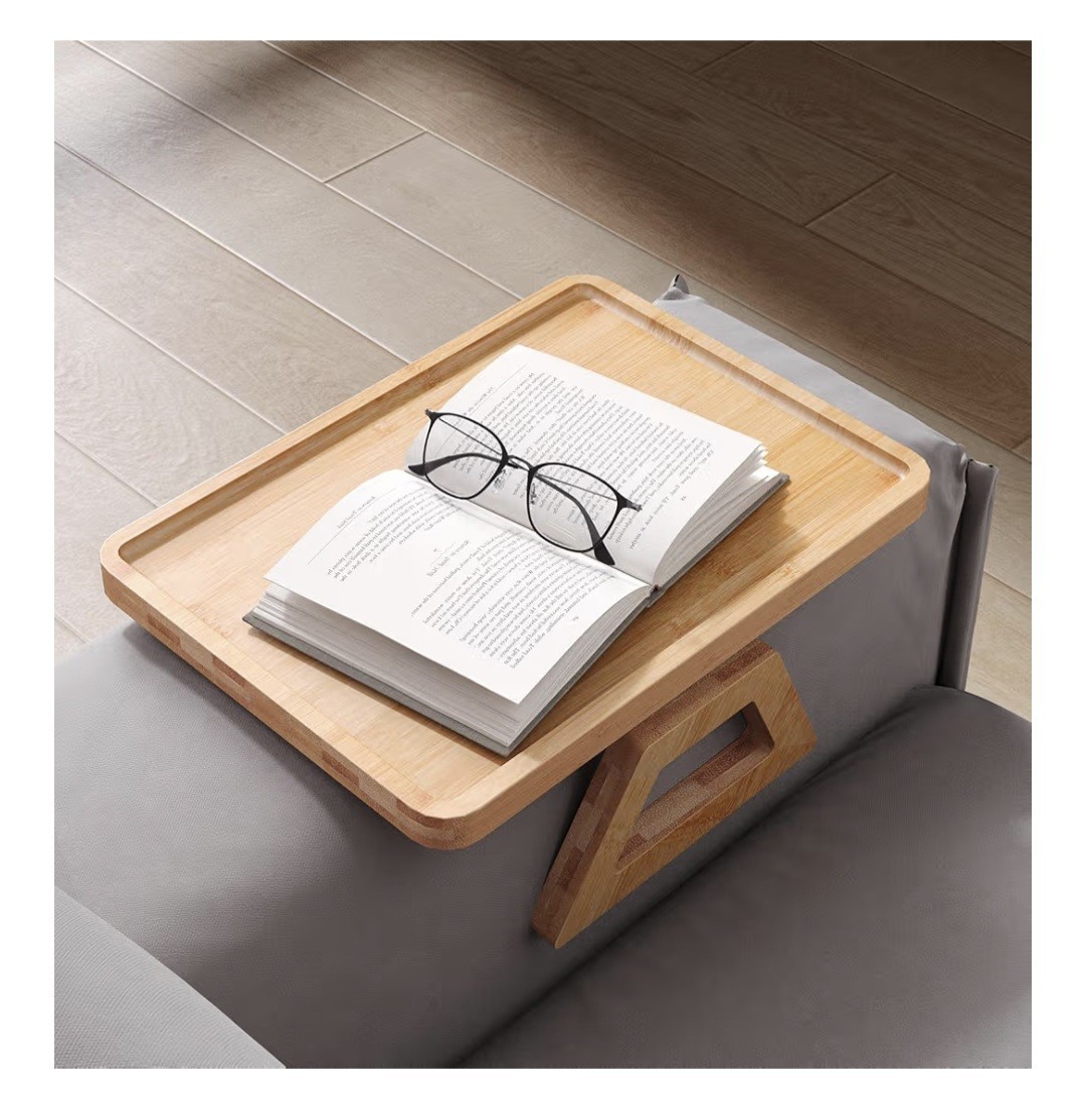 Folding Sofa Armrest Tray Clip-on Couch Desk For Drinks, Snacks, Phones, Etc. | eBay - Image 3