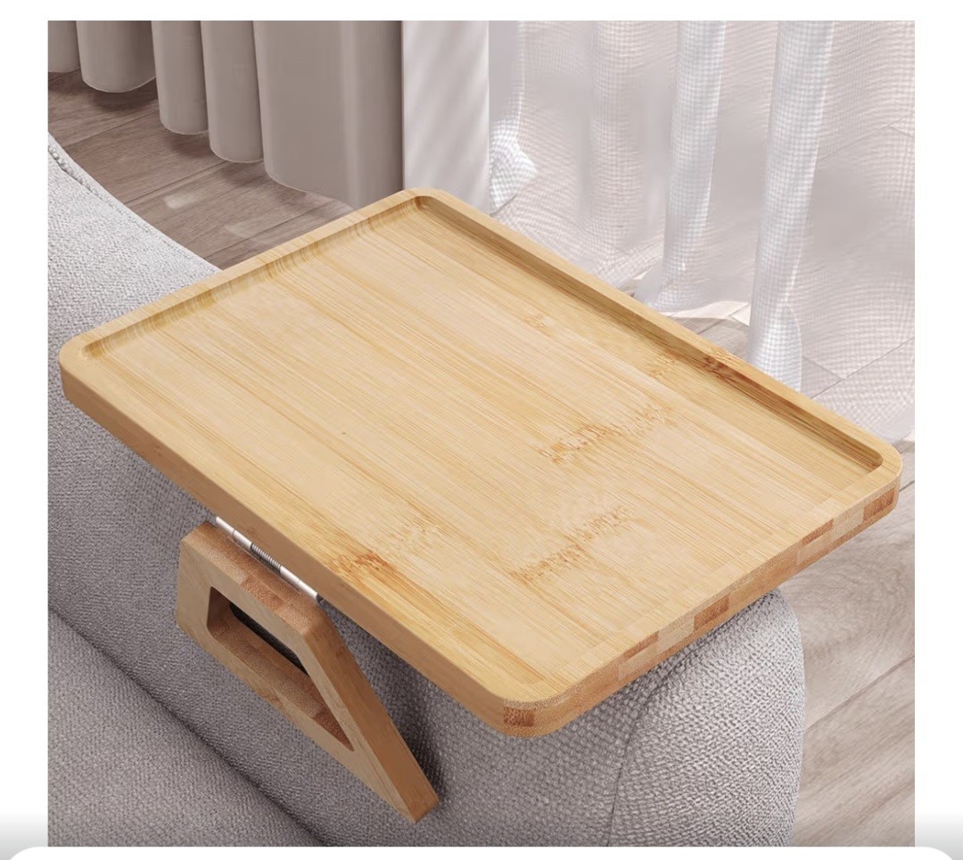 Folding Sofa Armrest Tray Clip-on Couch Desk For Drinks, Snacks, Phones, Etc. | eBay - Image 4