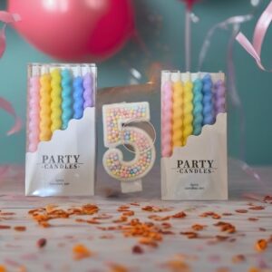 MTLEE Party Candles With The Number 5 | eBay
