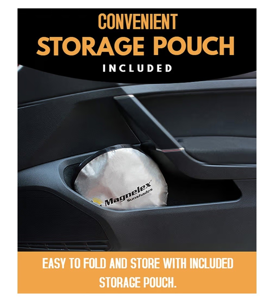 Magnelex Windshield Sun Shade-Reflective Fabric-Foldable-Universal Fit | eBay - Image 3