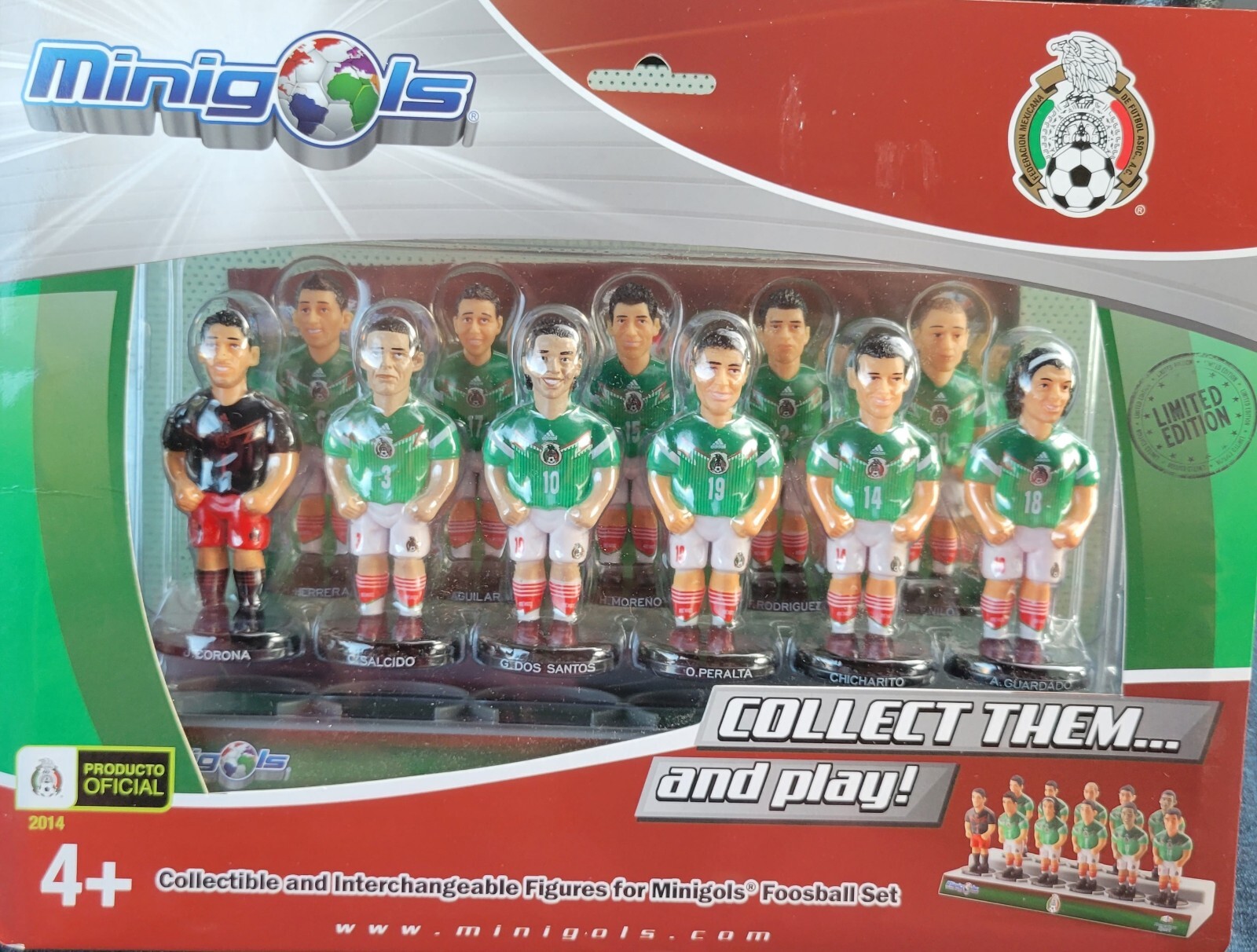 Seleccion Mexicana Figuras Para Minigols | eBay