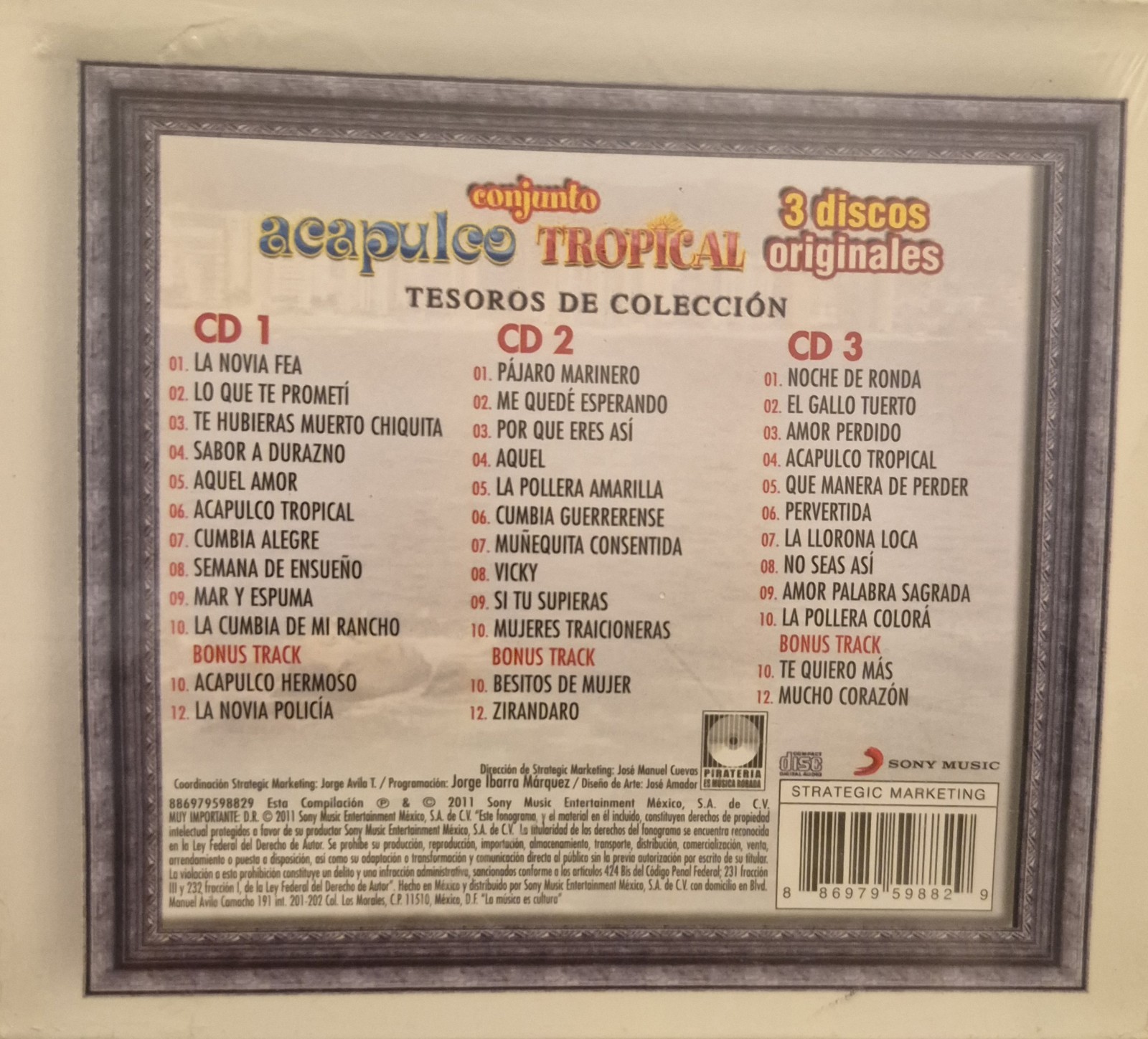 Acapulco Tropical Tesoros De Coleccion Vol. 1 (3 Cds) | eBay - Image 2