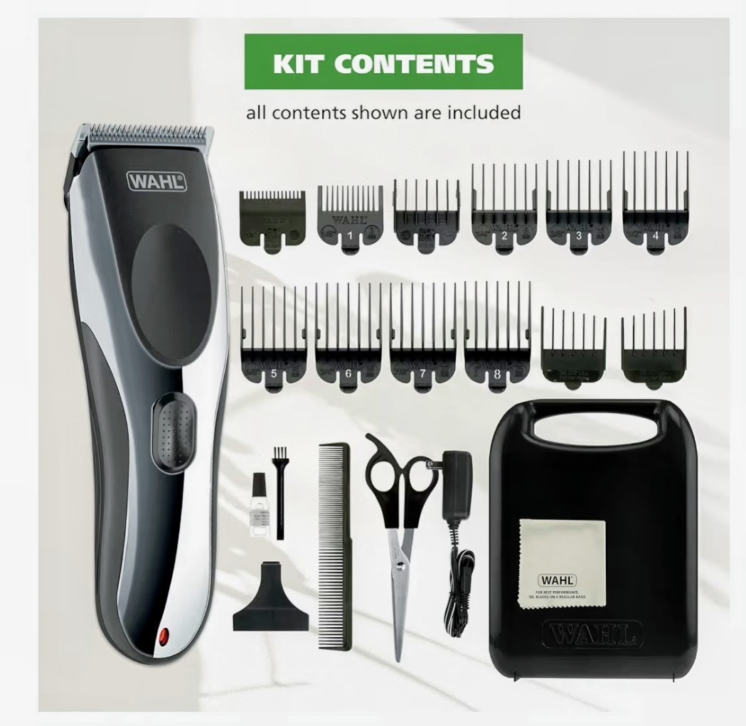 Wahle Clipper Rechargeable Cord/Cordless Haircutting and Trimming Kit 43917104492| eBay