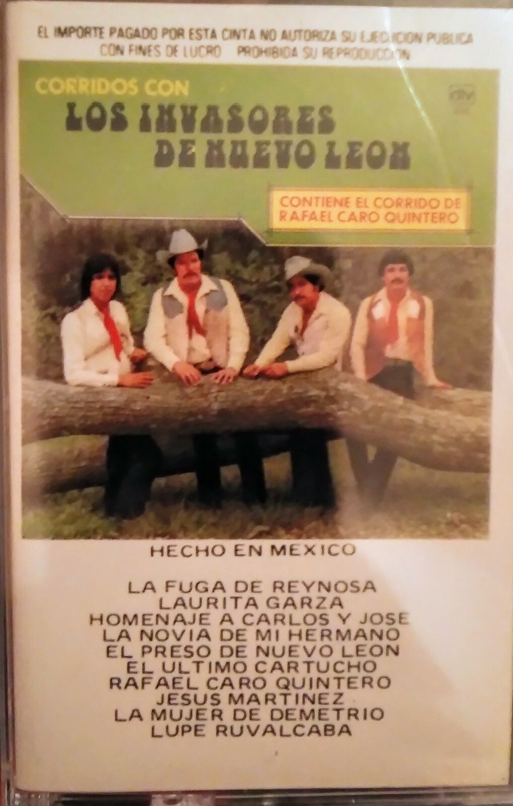 Corridos Con Los Invasores De Nuevo Leon Cassette | eBay